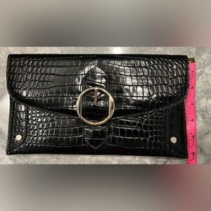 Banana republic black clutch